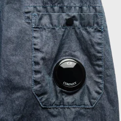 50 Fili Wax Zipped Lens Overshirt