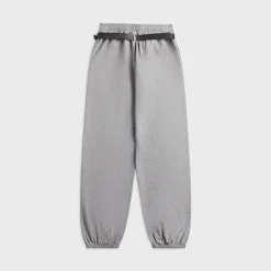 Alexander Wang Crystal Hotfix Mid-Rise Terry Sweatpant