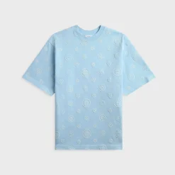 Applique Monogram Oversized Short Sleeve Tee