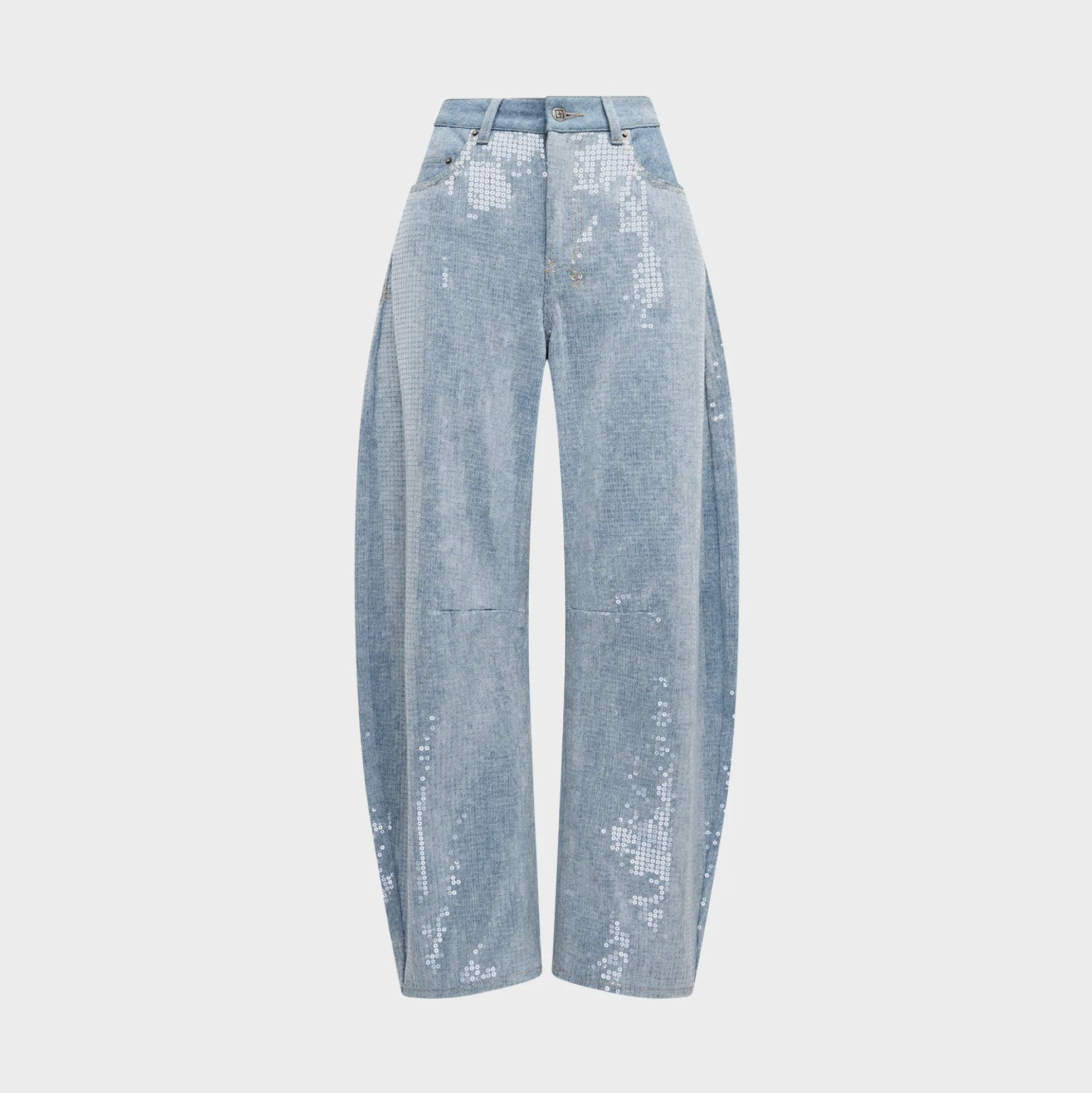 Barrel Sequin Jean