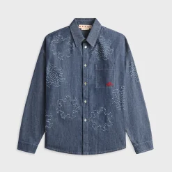 Blue Chambray Oversized Shirt