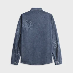 Blue Chambray Oversized Shirt