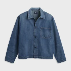 Blue Tab Work Shacket