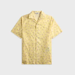 Camp-Collar Printed Cotton Shirt