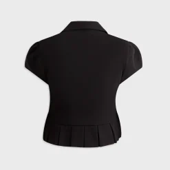 Cap Sleeve Bib Blazer