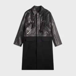 Cappotto In Pelle Leather Coat