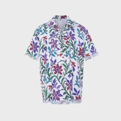 Carlos Lace-Up Polo Shirt