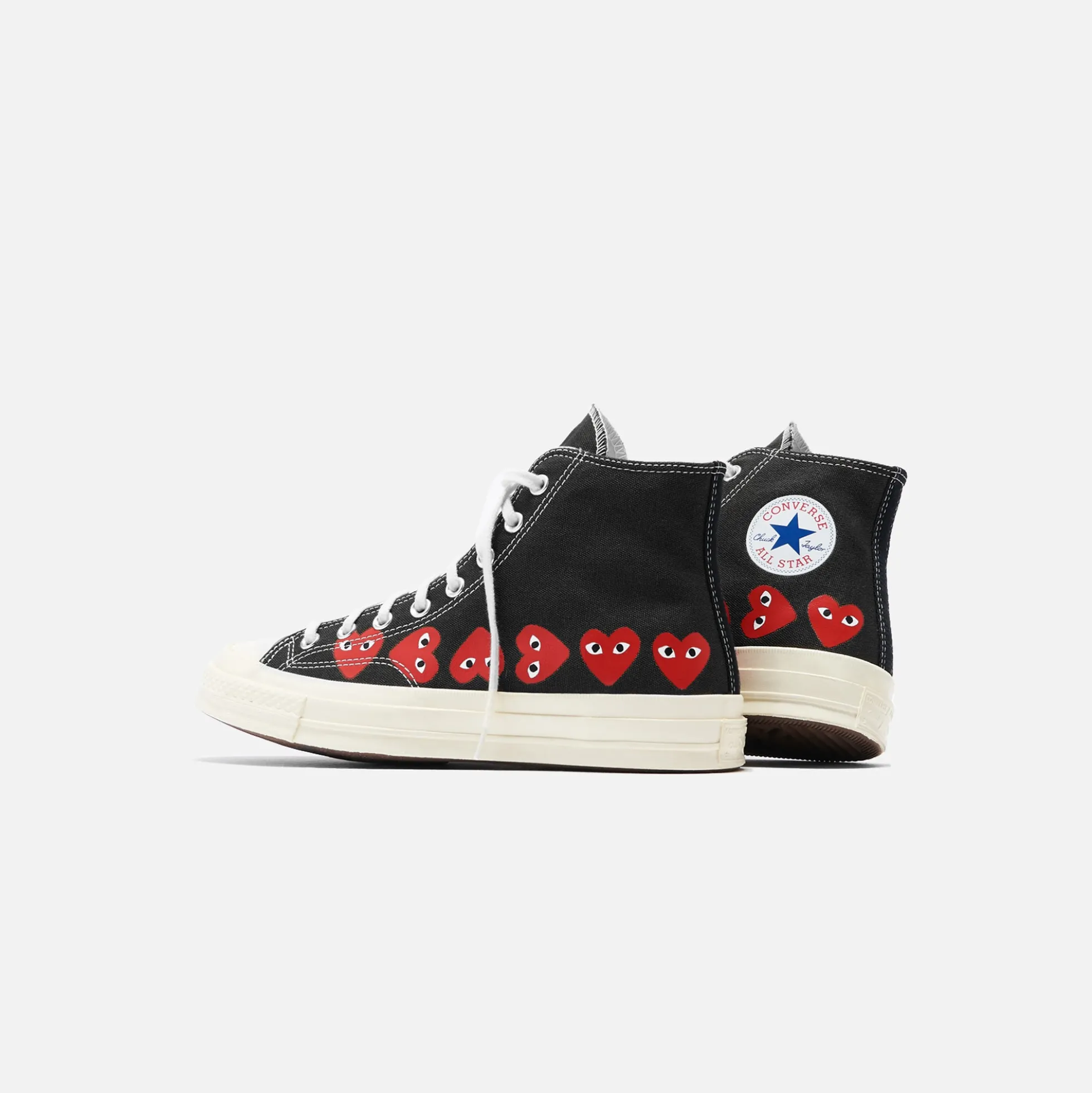 Comme Des Garçons Play x Converse Multi Heart High Top
