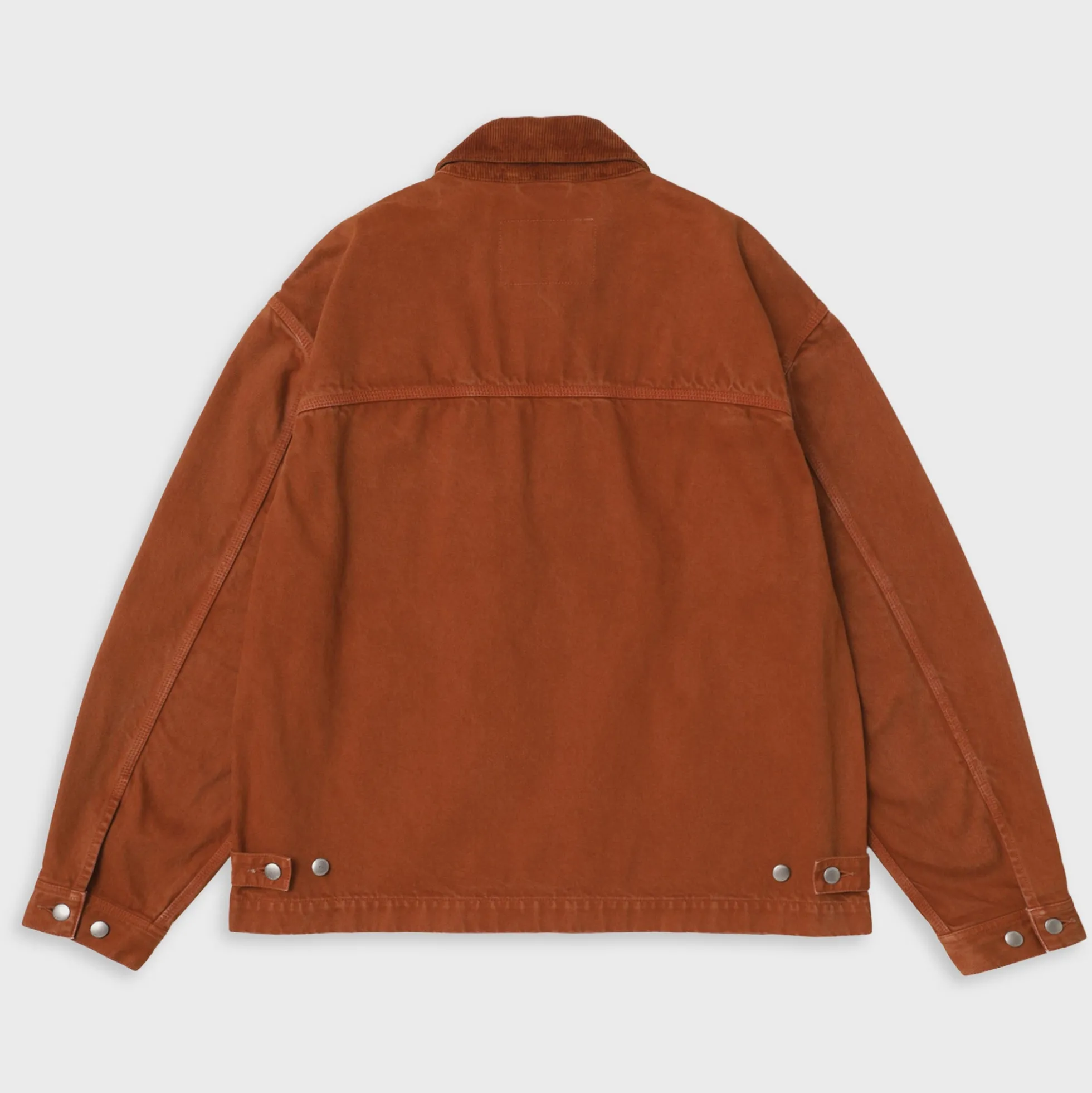 Cord Collared Zip Up Jacket