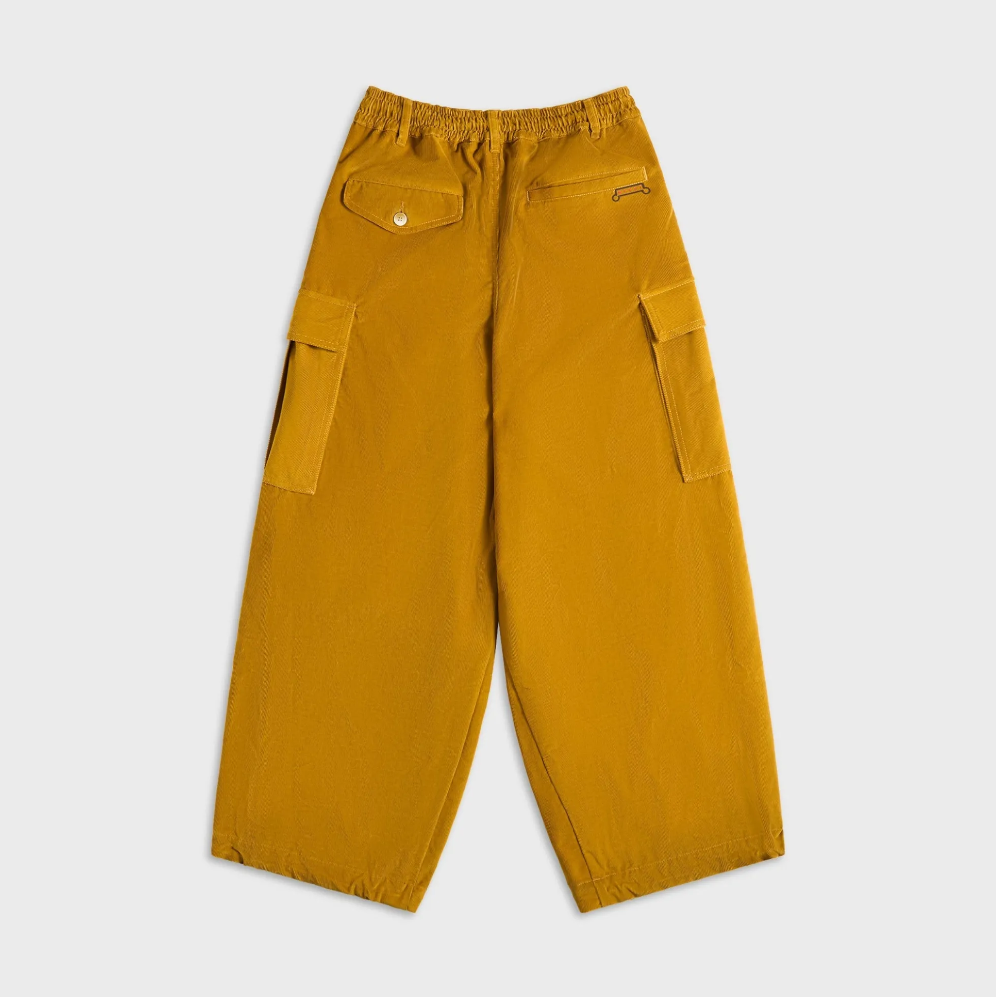 Corduroy Drawstring Cargo Workwear Gabardine Pants