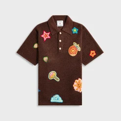 Crochet Polo With Patches