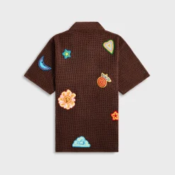 Crochet Polo With Patches