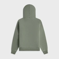 3D Embroidered Logo Head Garment Dyed Hoodie
