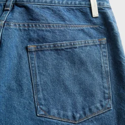Denim Cut-Out Trouser