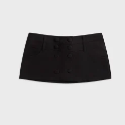 Double Breasted Mini Skort