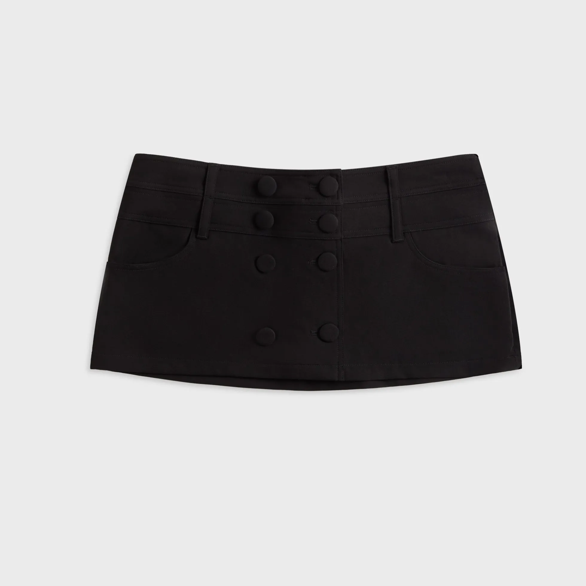Double Breasted Mini Skort