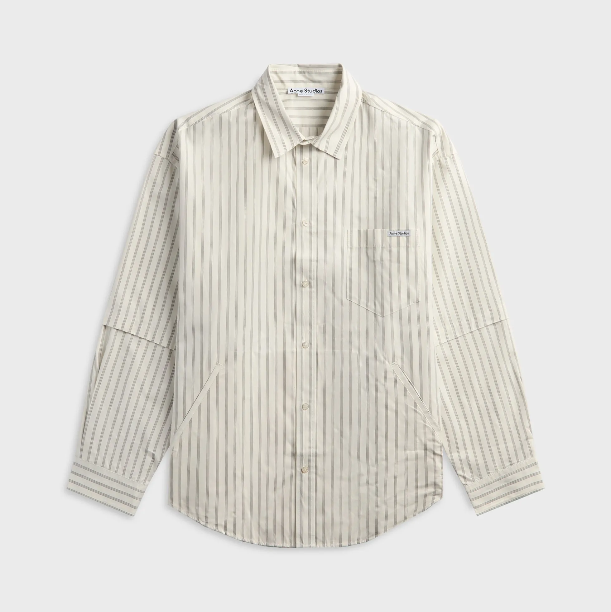 Double Sleeve Button-Up Shirt