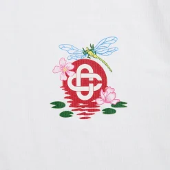 Dragonfly Floral Printed Oversized Tee Jersey