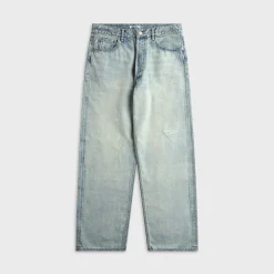 Faded Selvedge Light Denim Wide Pant