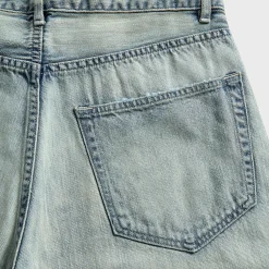 Faded Selvedge Light Denim Wide Pant
