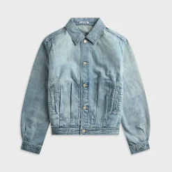 Faded Selvedge Light Denim Blouson