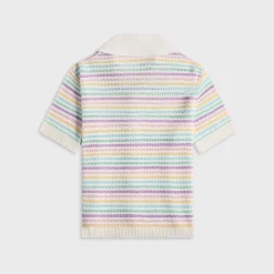 Flower Crochet Polo