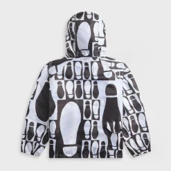 Foot Print Polyester Pilot Twill Parka