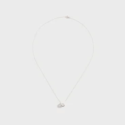 3g Polished Sterling Silver Entrelacs Pendant And Chain Necklace