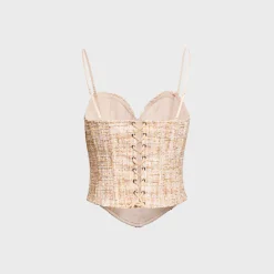 Genevieve Lace Trim Bustier