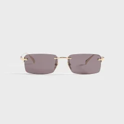 GG Rectangular Frame Sunglasses