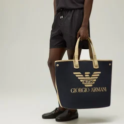 Giorgio Armani & Kith Canvas Tote