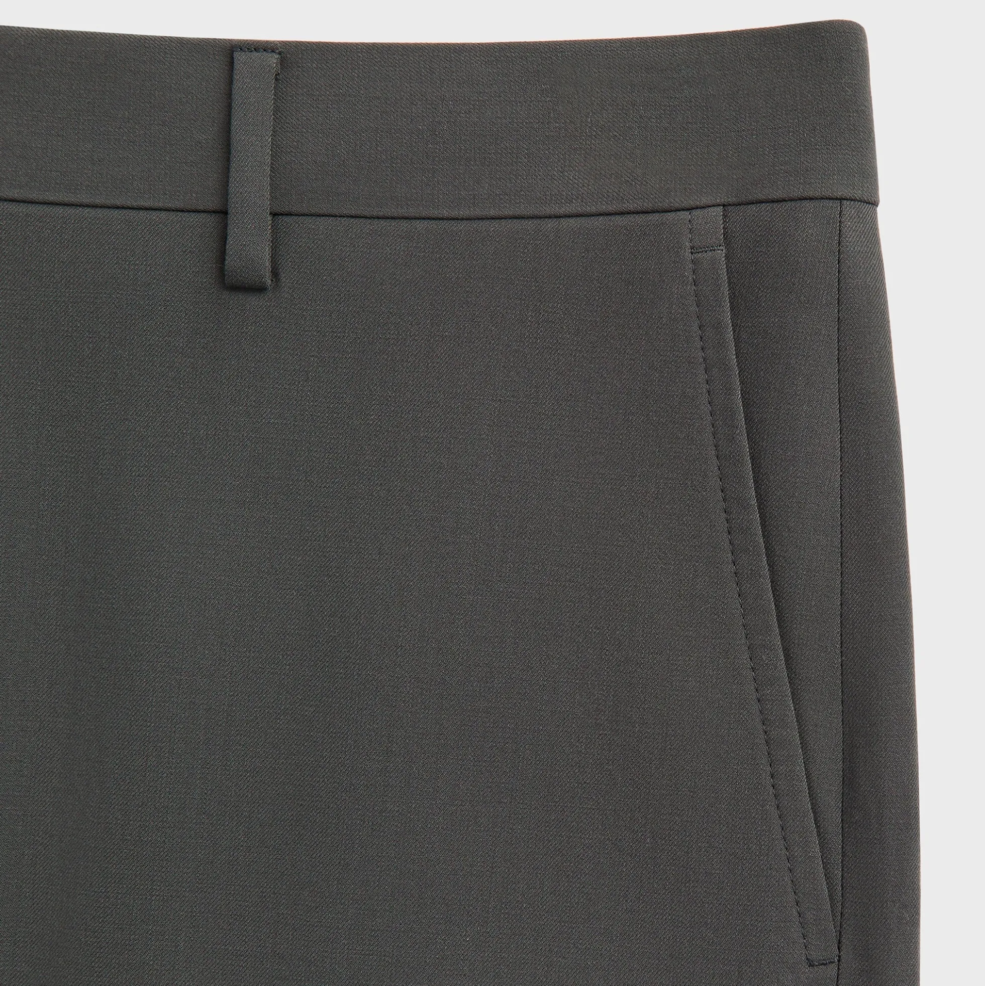 Giorgio Armani & Kith &Kin Milano Crepe Flat Front Trouser