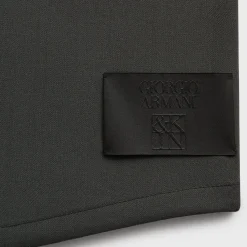 Giorgio Armani & Kith &Kin Asymmetrical Zip Front Shirt