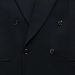 Giorgio Armani & Kith &Kin The Traveler Virgin Wool Double-Breasted Jacket