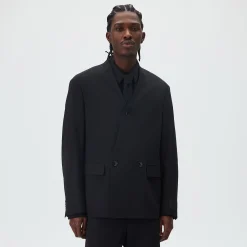 Giorgio Armani & Kith &Kin Milano Crepe Collarless Jacket