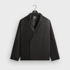 Giorgio Armani & Kith Monogram Long Sleeve Thompson Crossover Shirt