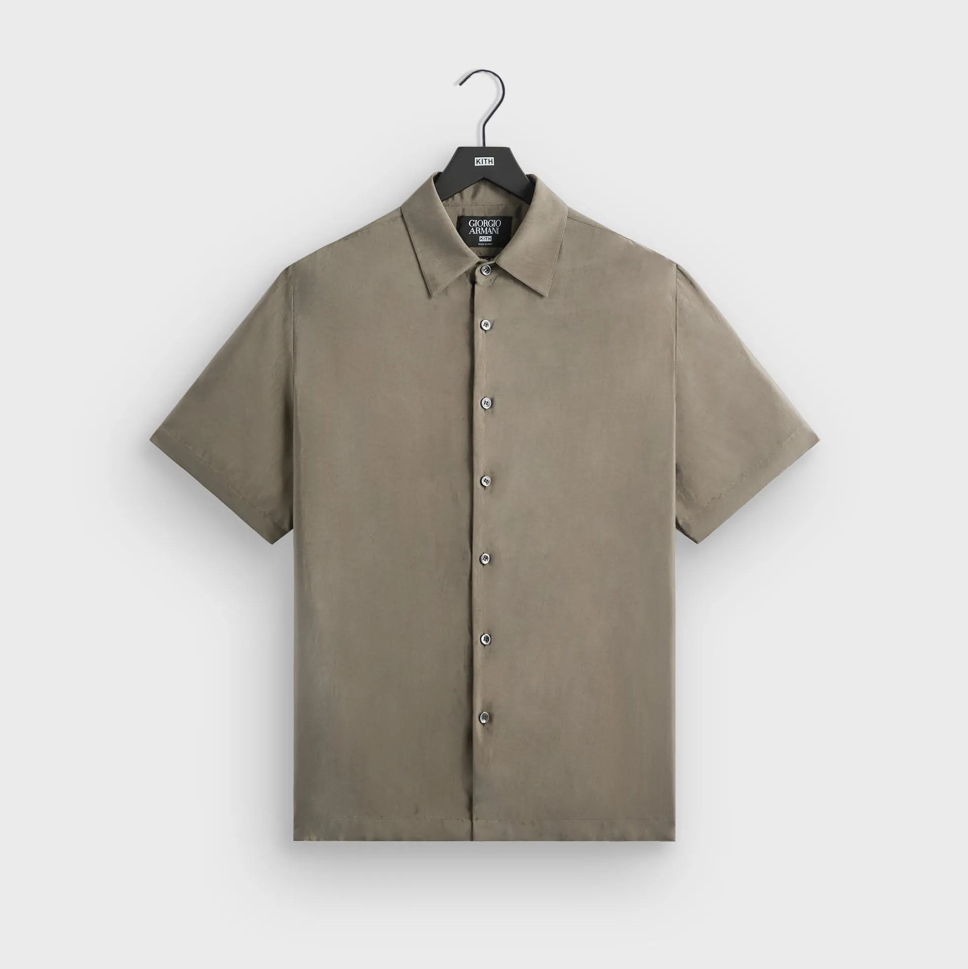 Giorgio Armani & Kith Silky Short Sleeve Button Up