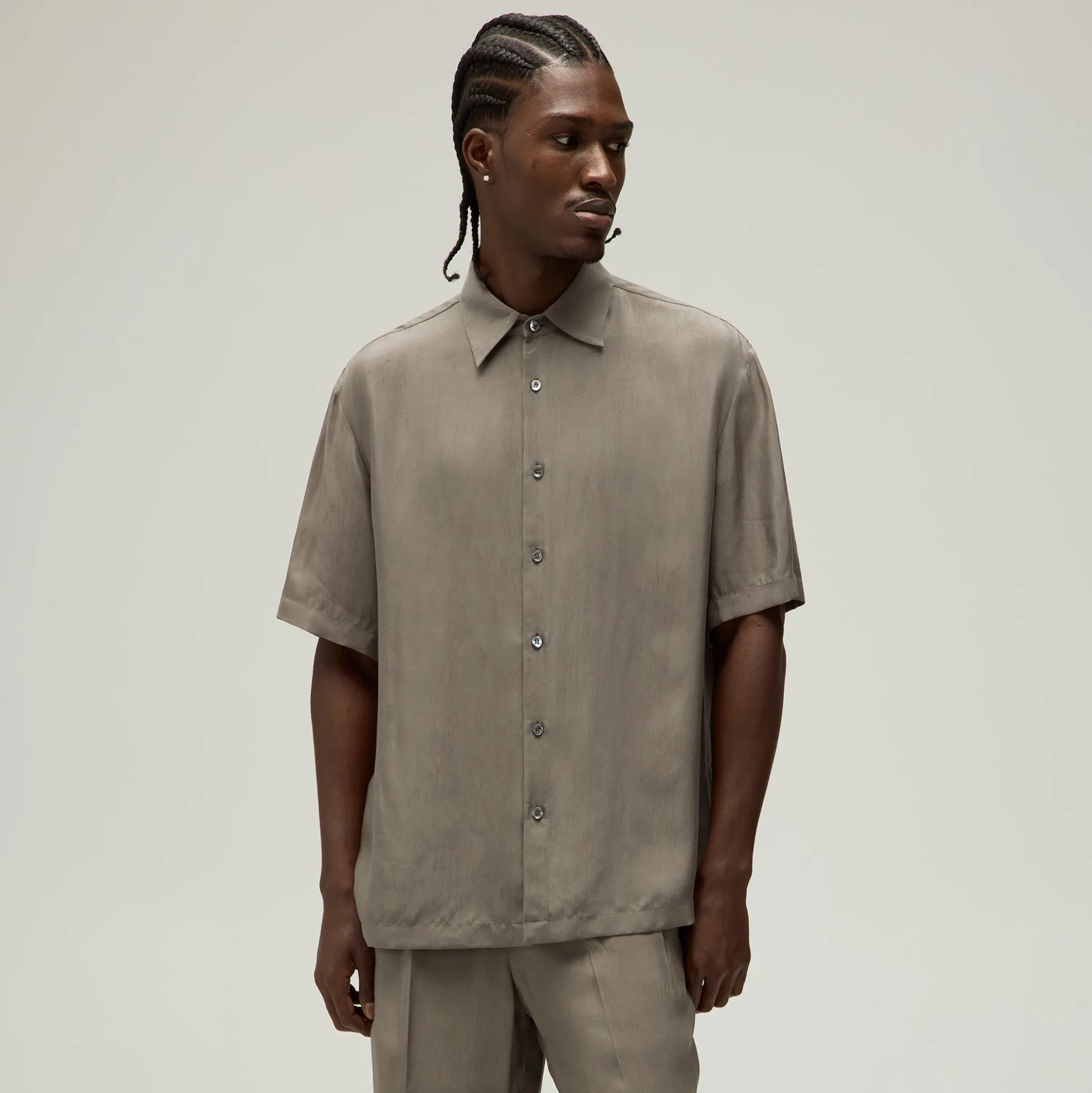 Giorgio Armani & Kith Silky Short Sleeve Button Up