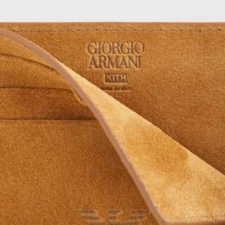 Giorgio Armani & Kith Suede Card Holder