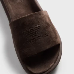 Giorgio Armani & Kith Suede Slides