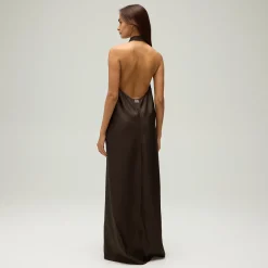 Giorgio Armani & Kith Women Silk Wrap Halter Cover Up