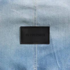 Glazed Denim Zip Jacket