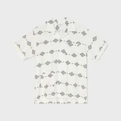 Ikat Print Camp Shirt