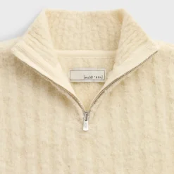 &Kin Boucle Wyatt Quarter Zip