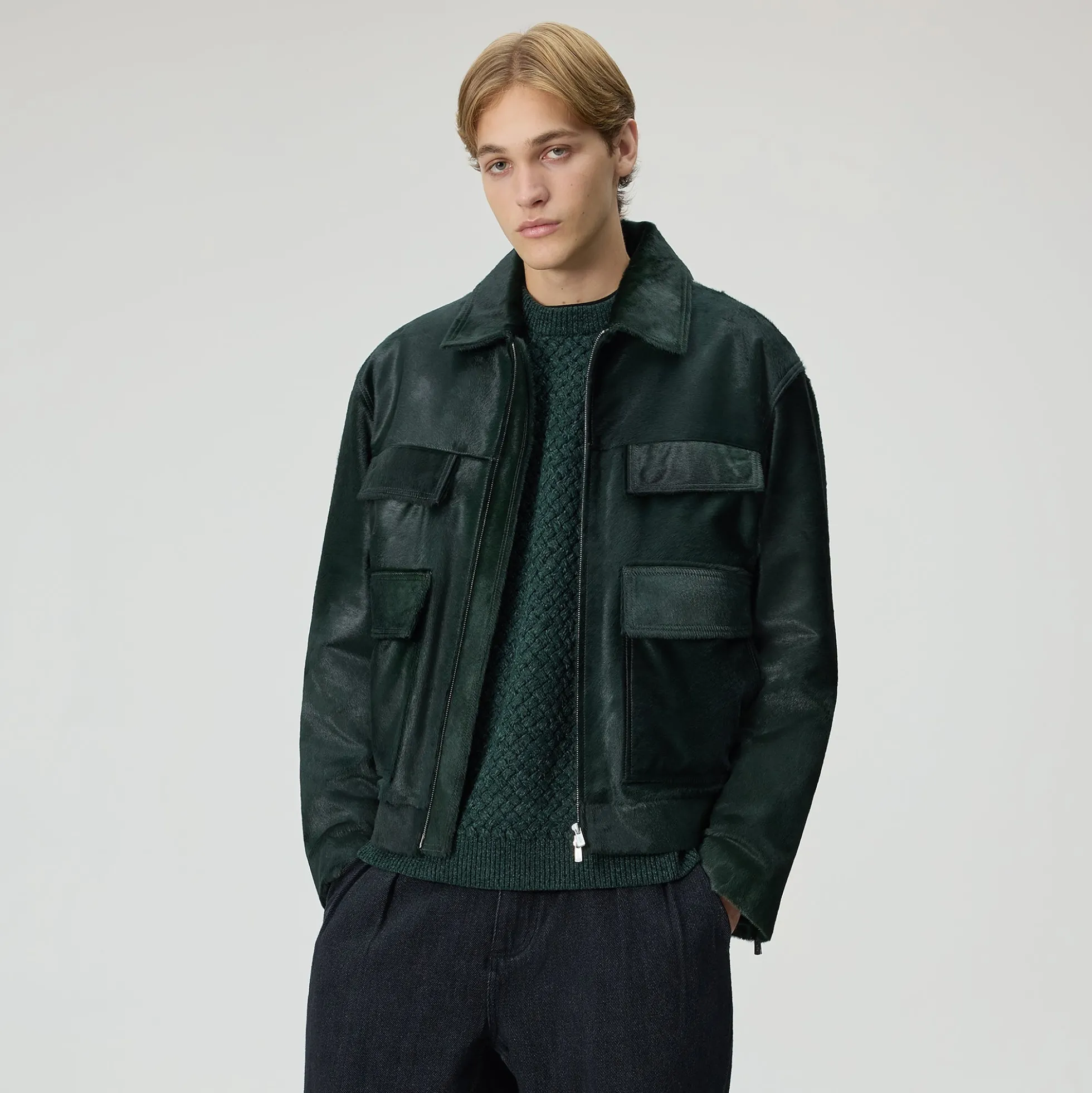 &Kin Orion Ponyhair Jacket