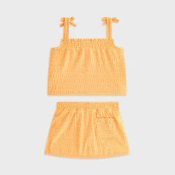 Kith Baby Ayva Textured Monogram Skort Set