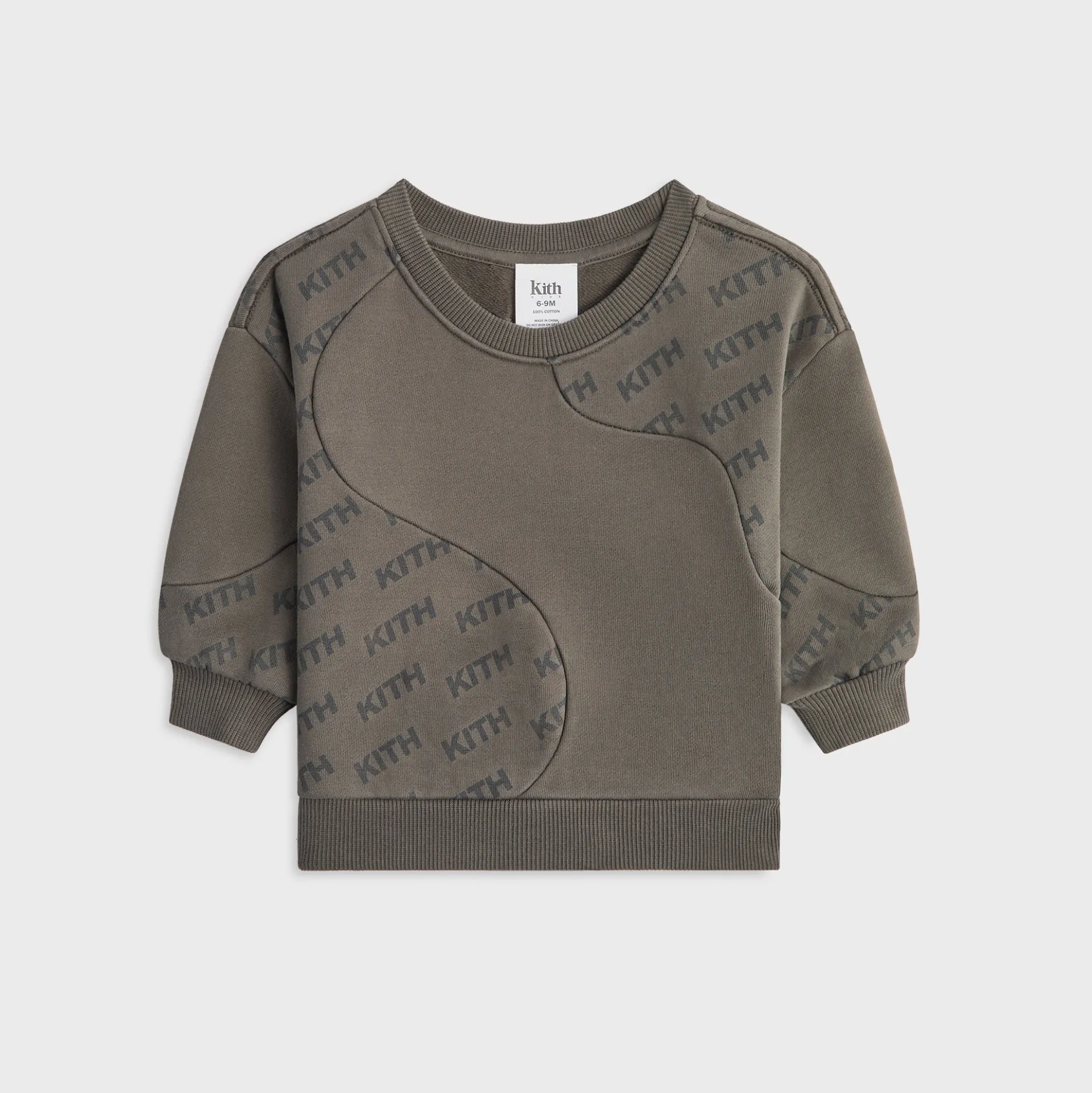 Kith Baby Blocked Monogram Nelson Sweatshirt