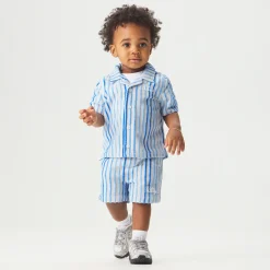 Kith Baby Chenille Stripe Thompson Camp Shirt