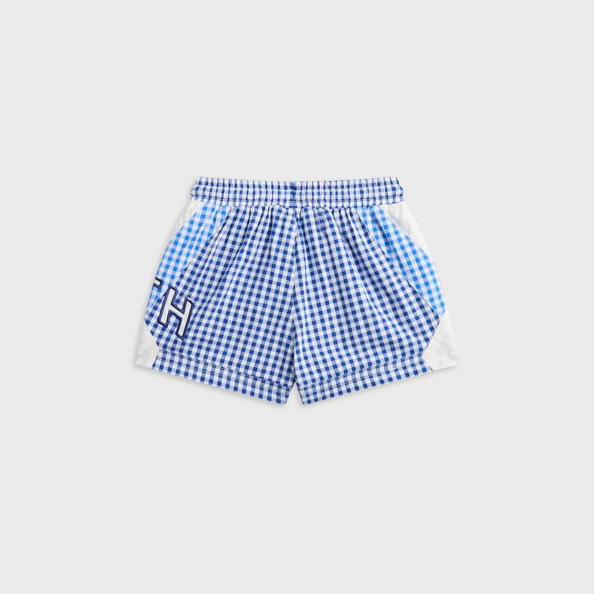 Kith Baby Color-Blocked Gingham Turbo Short