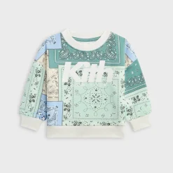 Kith Baby Deconstructed Bandana Nelson Crewneck